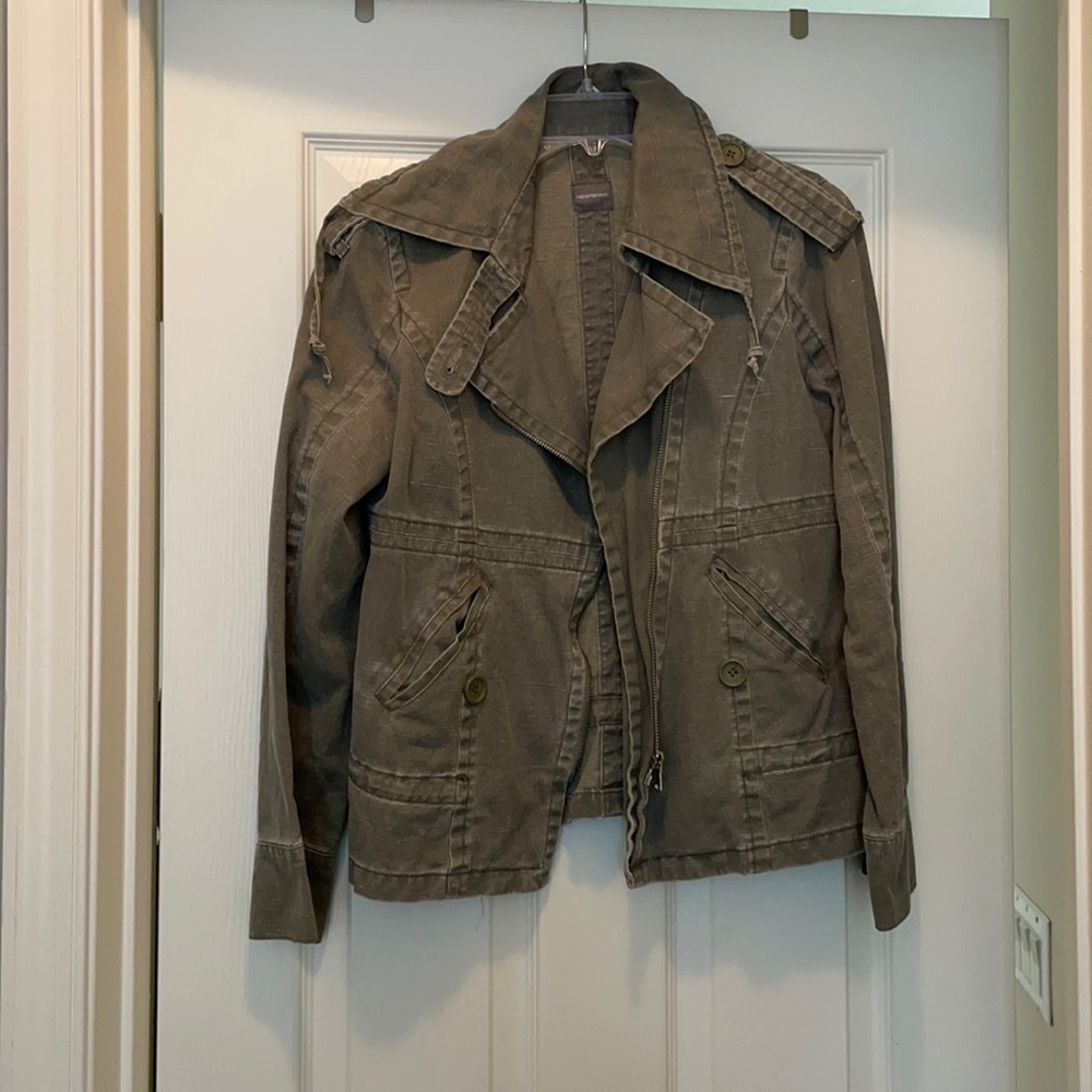 Olive Green Jean Jacket